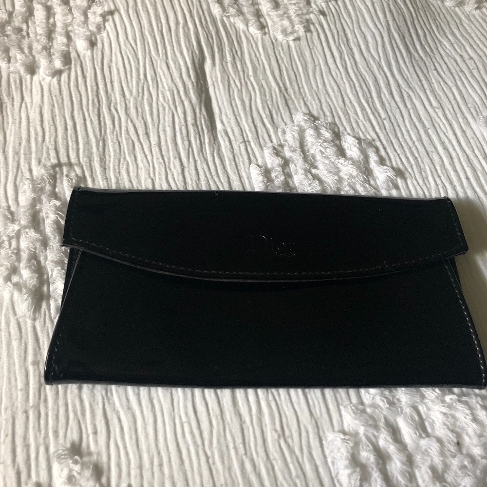 Dior patent leather clutch